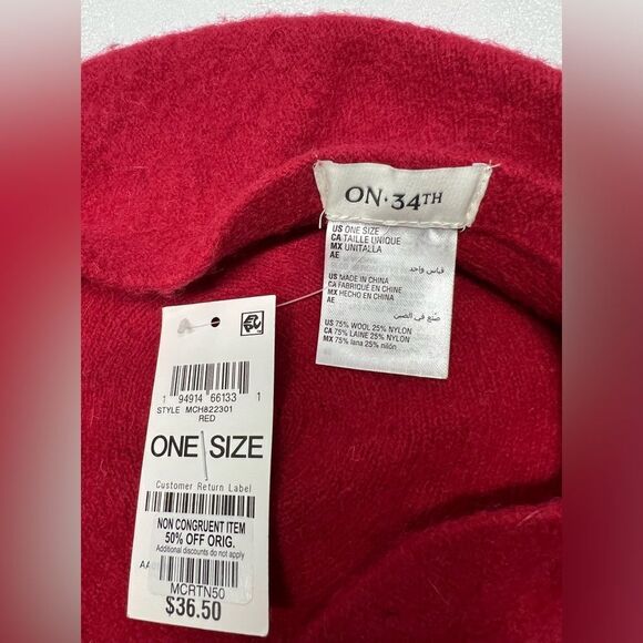 On-34th wool beret hat - Picture 3 of 3